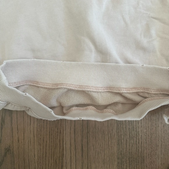 Free People We The Free Nikki Sweatshirt-Champagne Color-Size Small - Picture 7 of 10